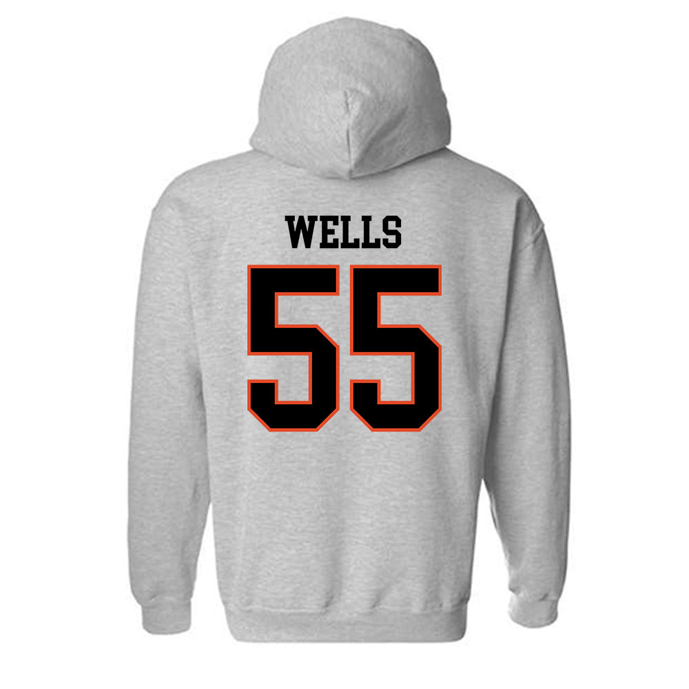 Oregon State - NCAA Football : Van Wells - Classic Shersey Hooded Sweatshirt-1