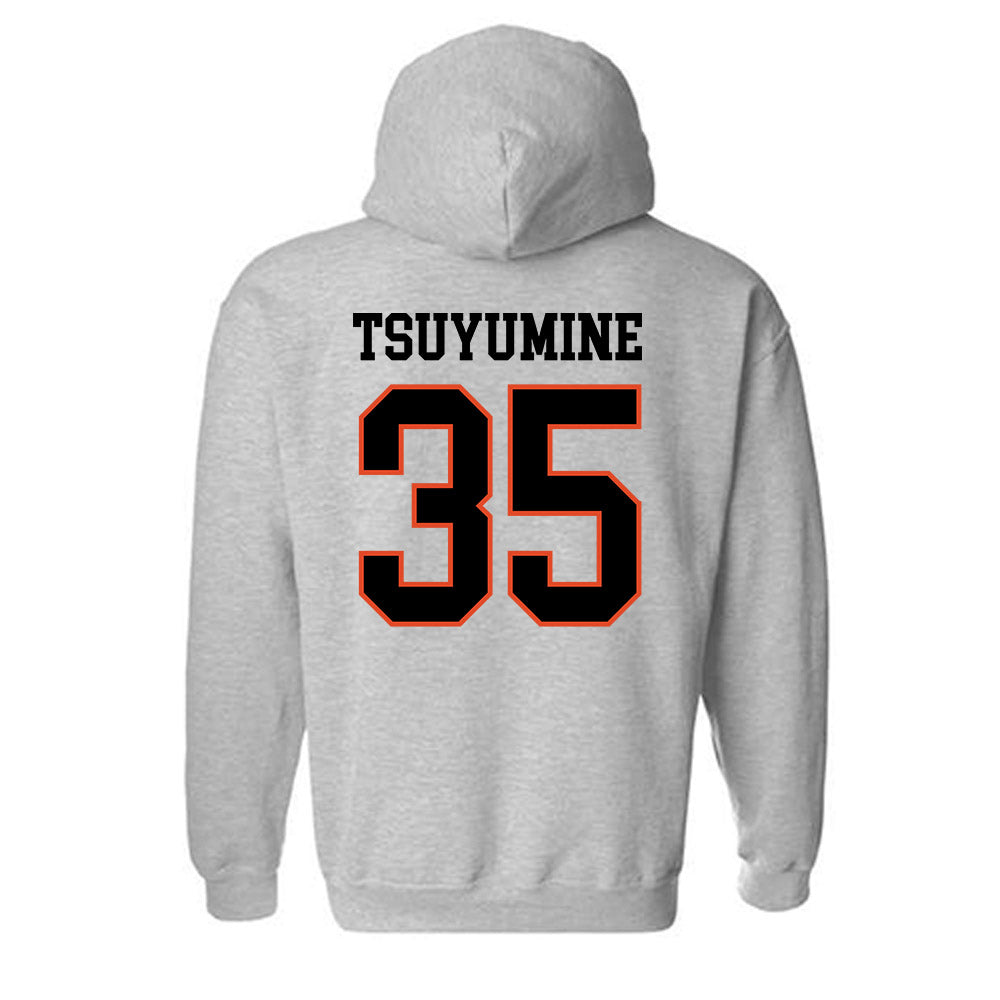 Oregon State - NCAA Football : Tetsuta Tsuyumine - Classic Shersey Hooded Sweatshirt-1