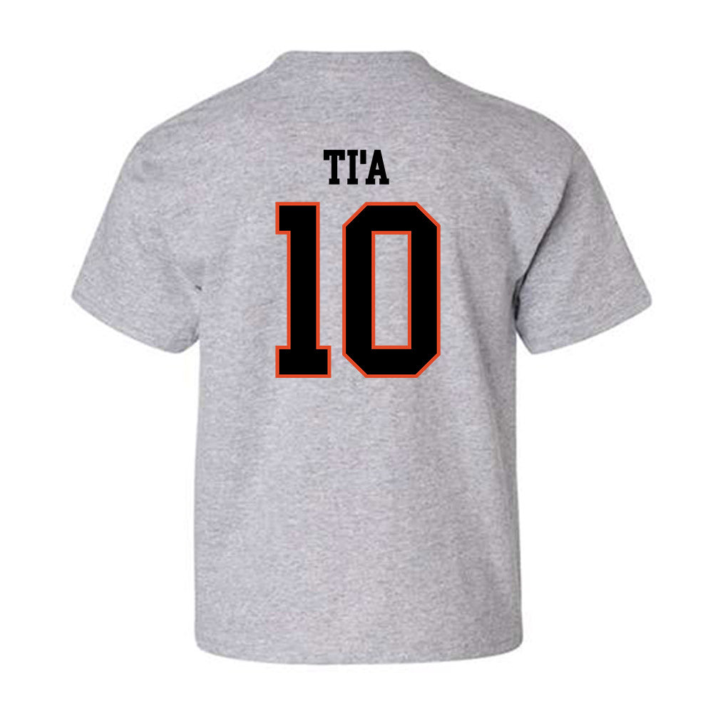 Oregon State - NCAA Football : Tristan Ti'a - Classic Shersey Youth T-Shirt-1