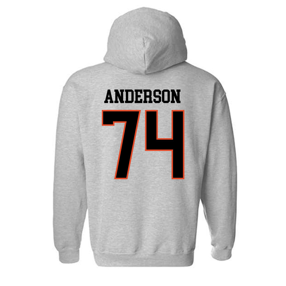 Oregon State - NCAA Football : Jacob Anderson - Classic Shersey Hooded Sweatshirt-1