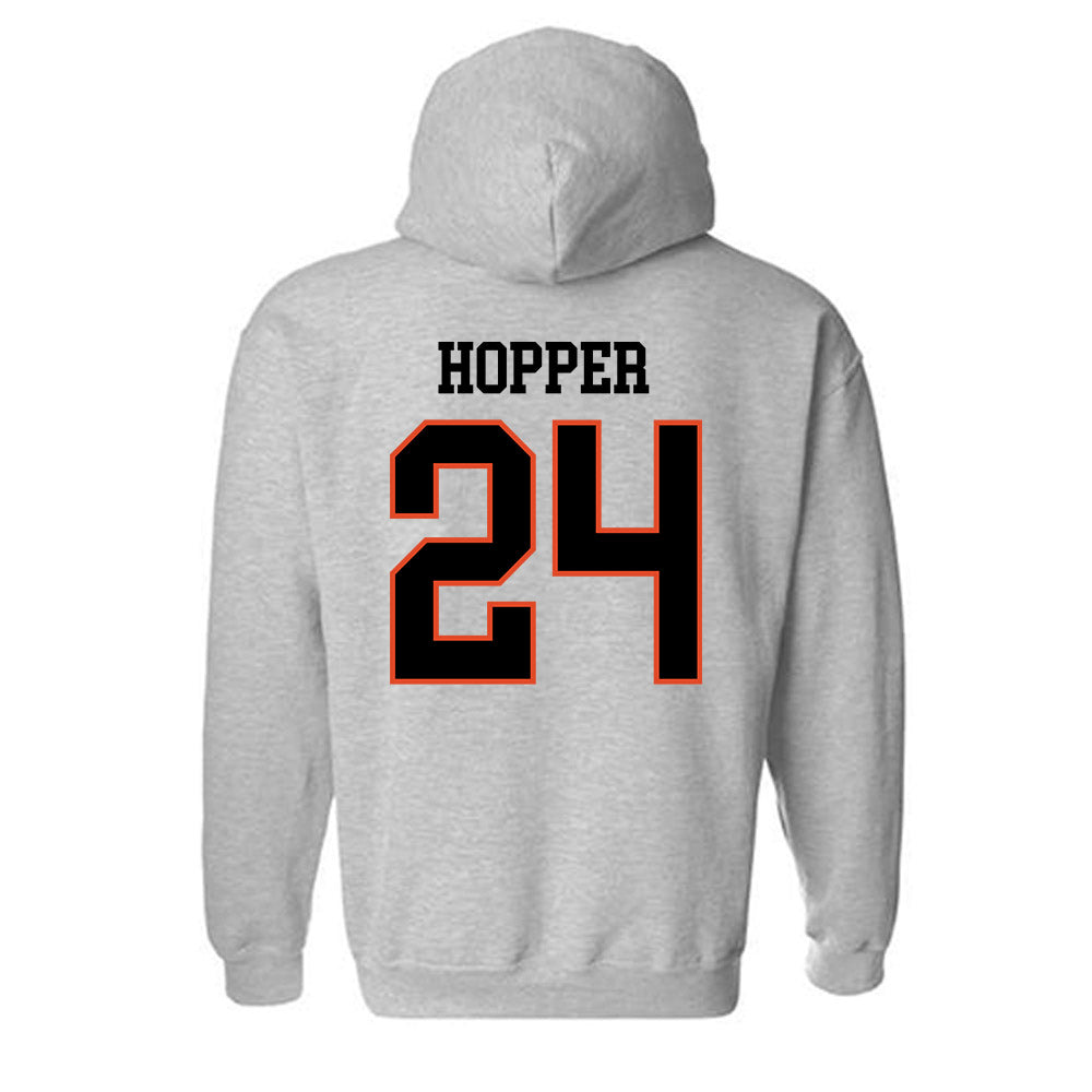 Oregon State - NCAA Football : Tyjai Hopper - Classic Shersey Hooded Sweatshirt-1