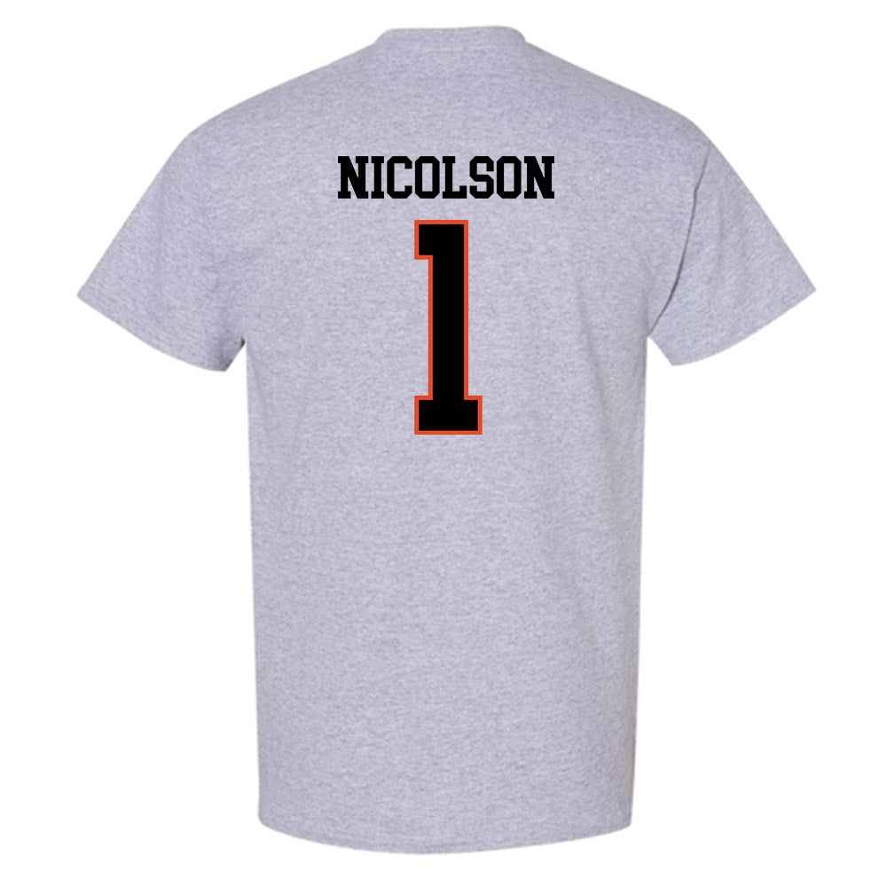 Oregon State - NCAA Men's Soccer : John Nicolson - Classic Shersey T-Shirt-1