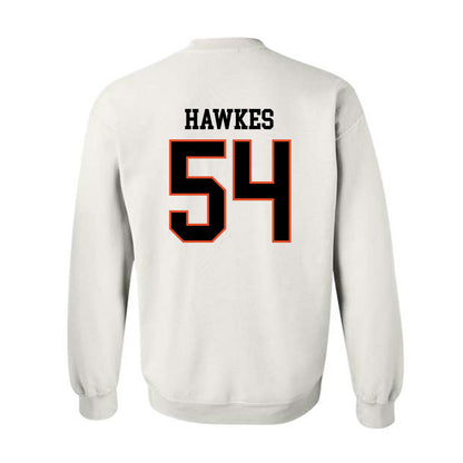 Oregon State - NCAA Football : Adam Hawkes - Classic Shersey Crewneck Sweatshirt-1
