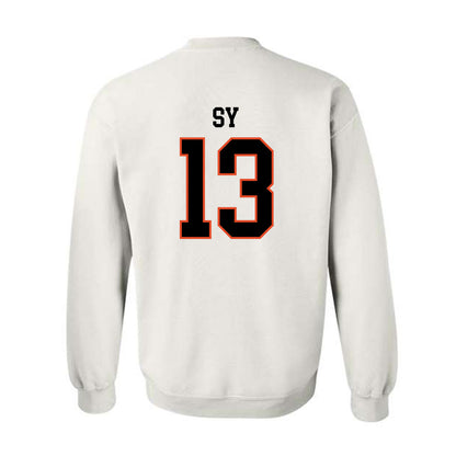 Oregon State - NCAA Men's Basketball : Isaiah Sy - Classic Shersey Crewneck Sweatshirt-1