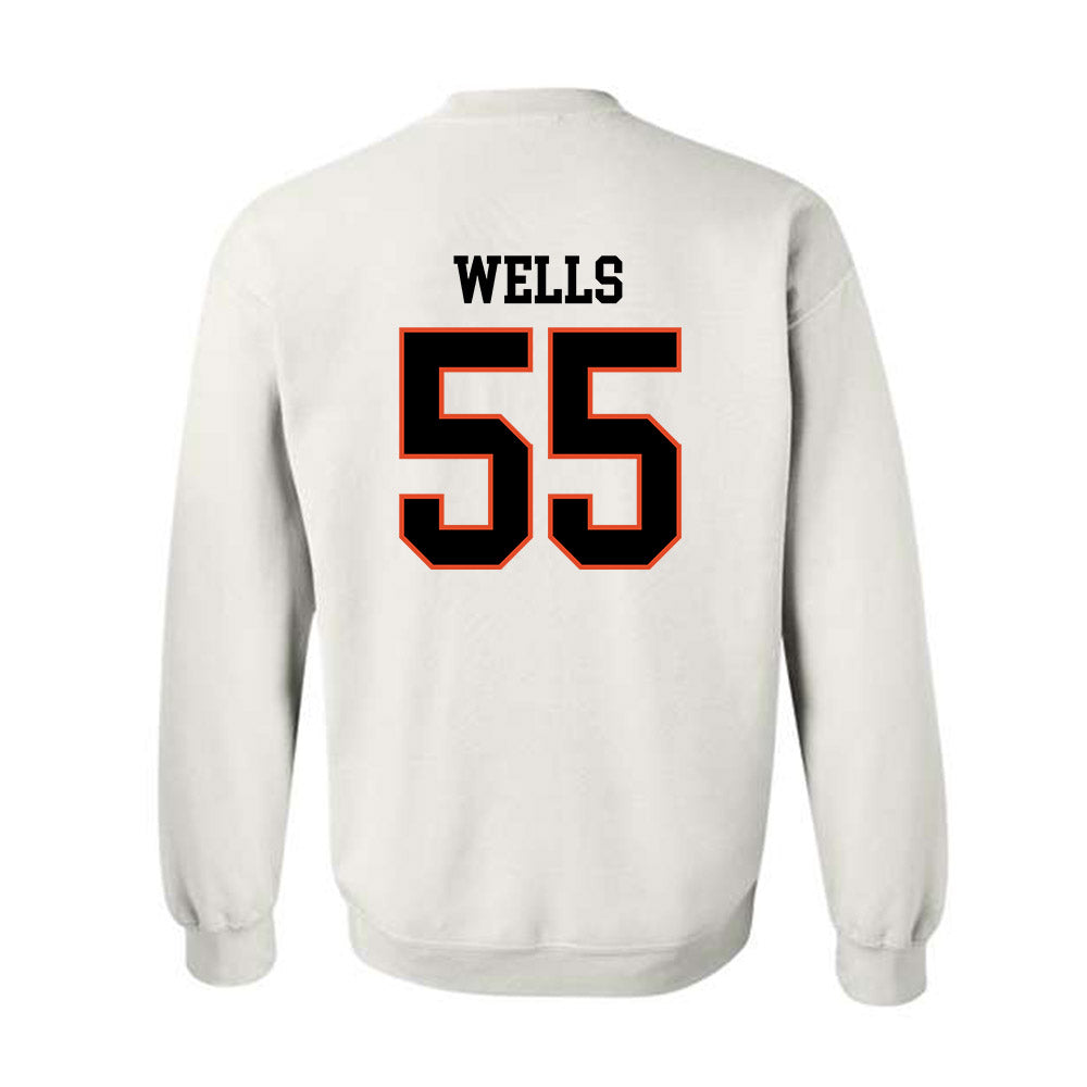 Oregon State - NCAA Football : Van Wells - Classic Shersey Crewneck Sweatshirt-1