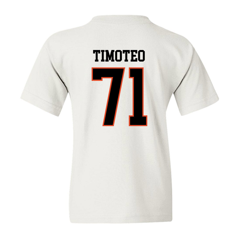 Oregon State - NCAA Football : Josiah Timoteo - Classic Shersey Youth T-Shirt-1