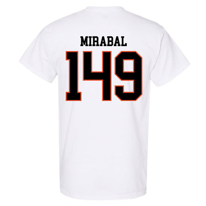 Oregon State - NCAA Wrestling : Moses Mirabal - Classic Shersey T-Shirt-1