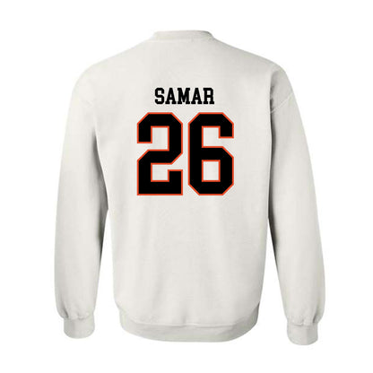 Oregon State - NCAA Men's Basketball : Matija Samar - Classic Shersey Crewneck Sweatshirt-1