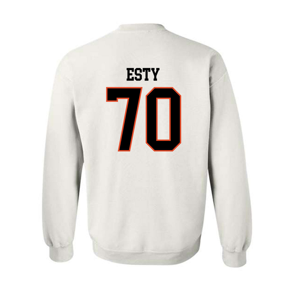 Oregon State - NCAA Football : Zander Esty - Classic Shersey Crewneck Sweatshirt-1