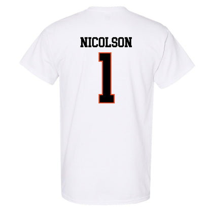 Oregon State - NCAA Men's Soccer : John Nicolson - Classic Shersey T-Shirt-1