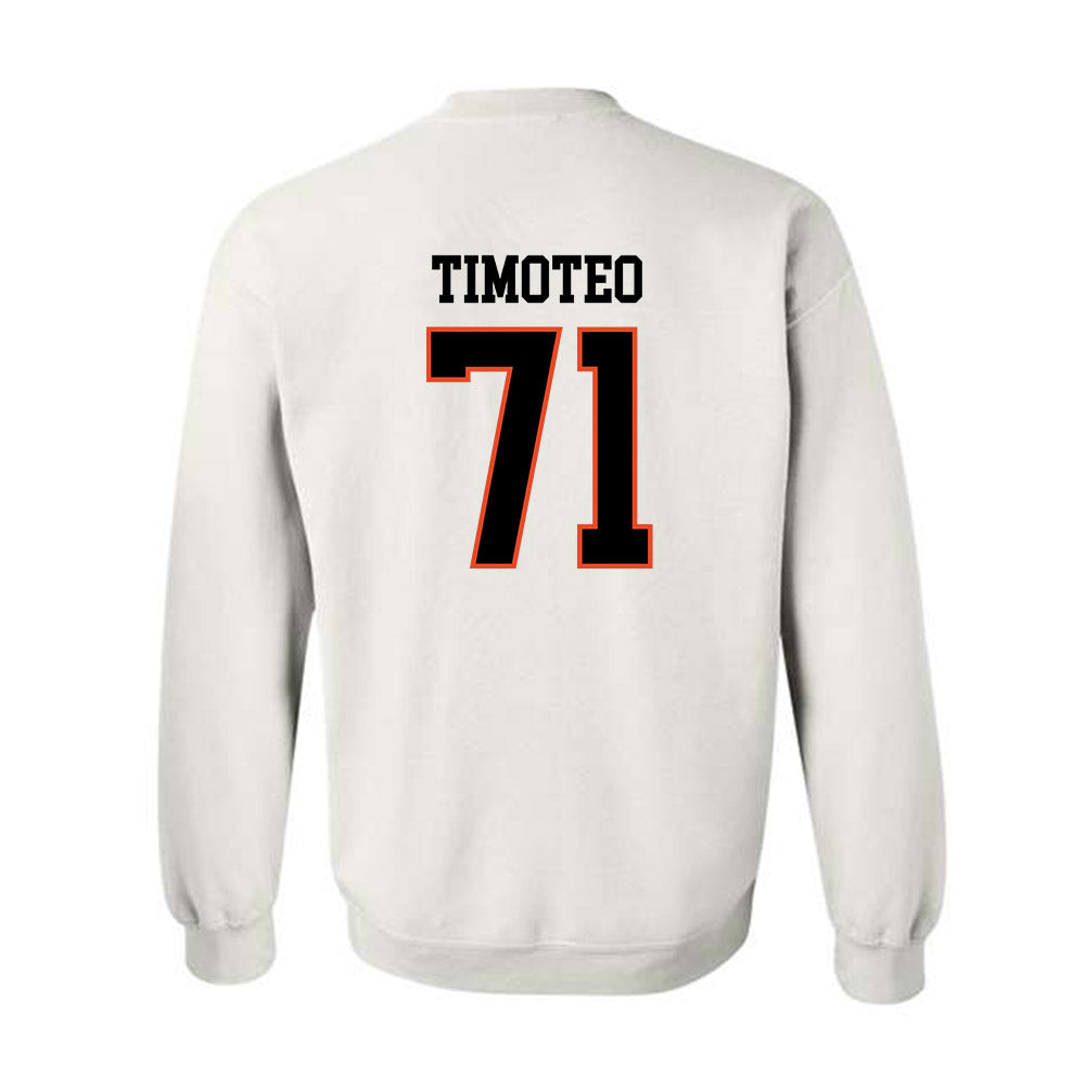 Oregon State - NCAA Football : Josiah Timoteo - Classic Shersey Crewneck Sweatshirt-1