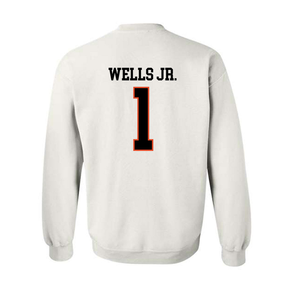 Oregon State - NCAA Football : David Wells Jr. - Classic Shersey Crewneck Sweatshirt-1