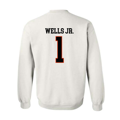 Oregon State - NCAA Football : David Wells Jr. - Classic Shersey Crewneck Sweatshirt-1