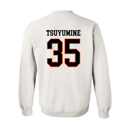Oregon State - NCAA Football : Tetsuta Tsuyumine - Classic Shersey Crewneck Sweatshirt-1