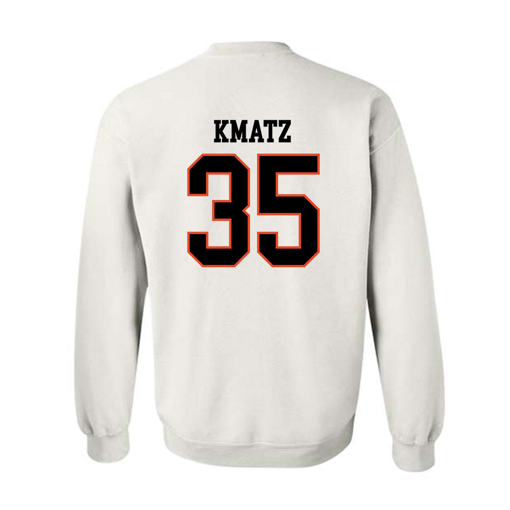 Oregon State - NCAA Baseball : Zach Kmatz - Classic Shersey Crewneck Sweatshirt-1