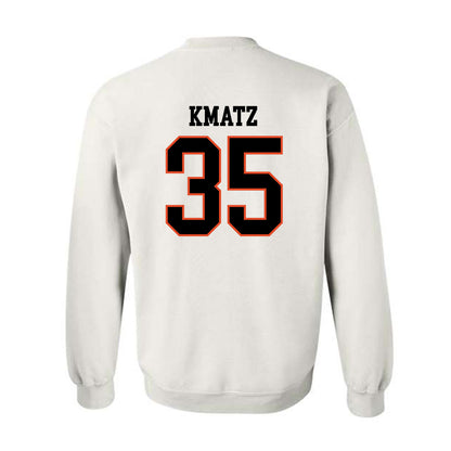 Oregon State - NCAA Baseball : Zach Kmatz - Classic Shersey Crewneck Sweatshirt-1