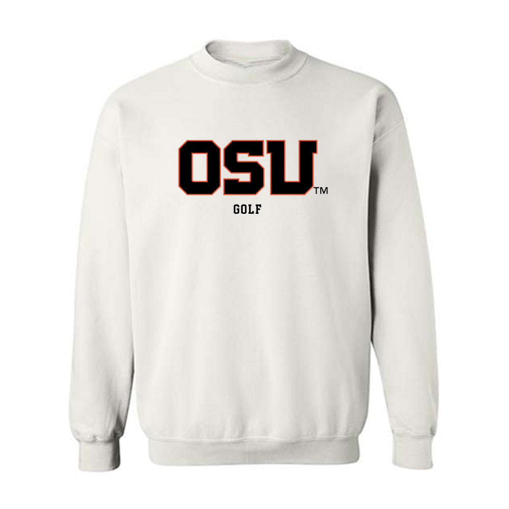 Oregon State - NCAA Men's Golf : Ethan Elleraas - Classic Shersey Crewneck Sweatshirt-0