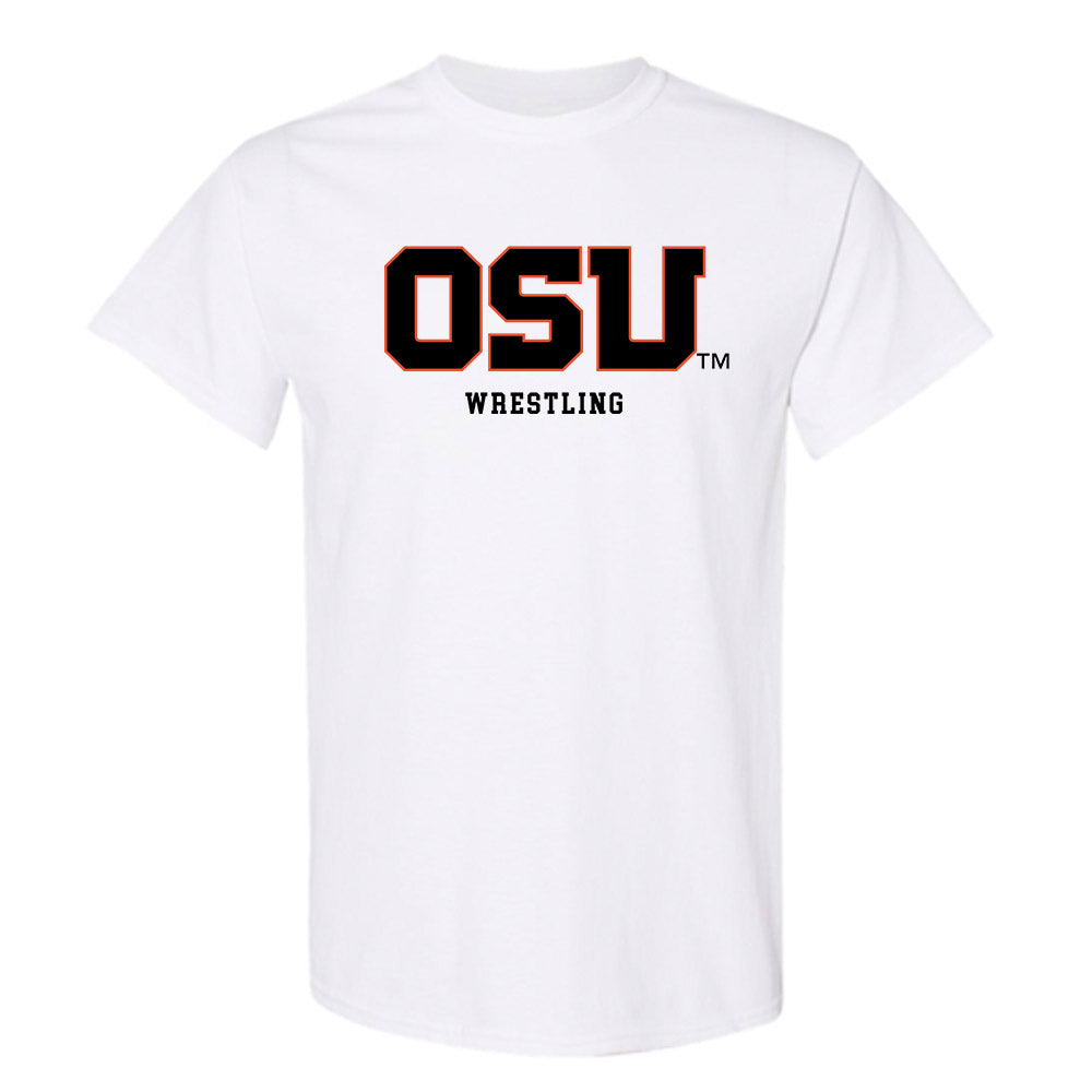Oregon State - NCAA Wrestling : Adrien Reyes - Classic Shersey T-Shirt-0