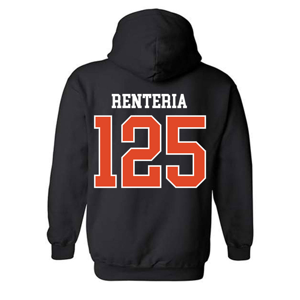 Oregon State - NCAA Wrestling : Maximo Renteria - Classic Shersey Hooded Sweatshirt-1