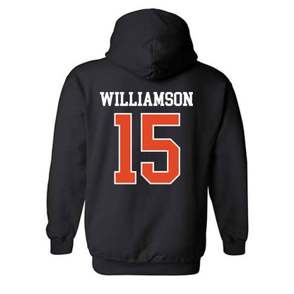 Oregon State - NCAA Women's Basketball : Lizzy Williamson - Classic Shersey Hooded Sweatshirt-1