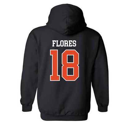 Oregon State - NCAA Softball : Justice Flores - Classic Shersey Hooded Sweatshirt-1