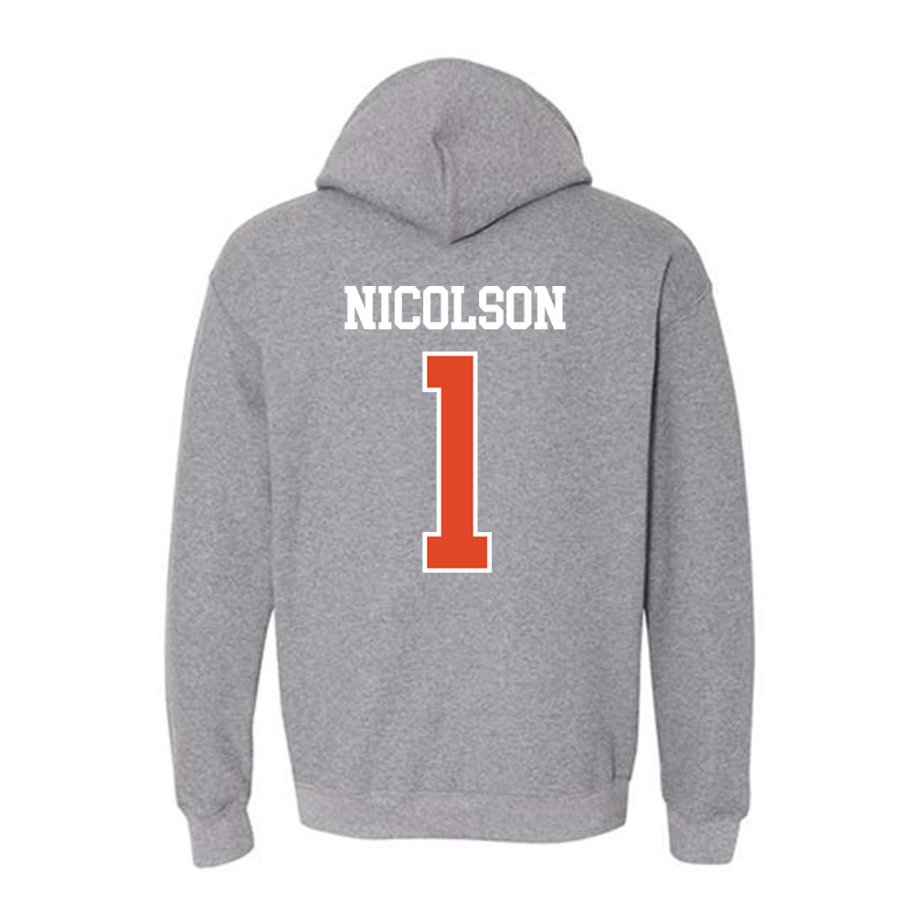 Oregon State - NCAA Men's Soccer : John Nicolson - Classic Shersey Hooded Sweatshirt-1