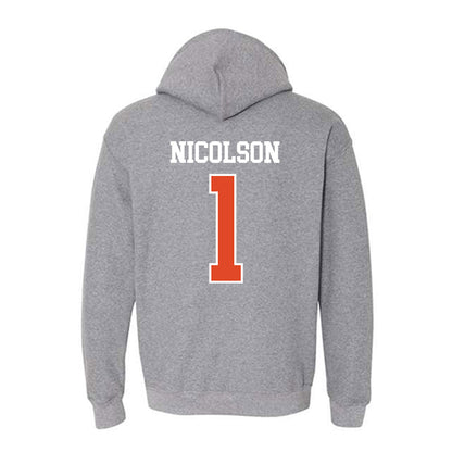 Oregon State - NCAA Men's Soccer : John Nicolson - Classic Shersey Hooded Sweatshirt-1