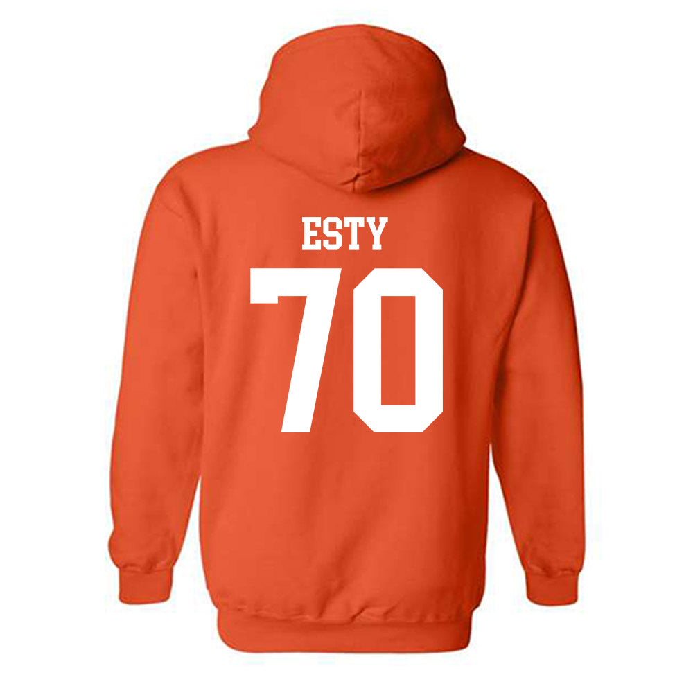 Oregon State - NCAA Football : Zander Esty - Classic Shersey Hooded Sweatshirt-1