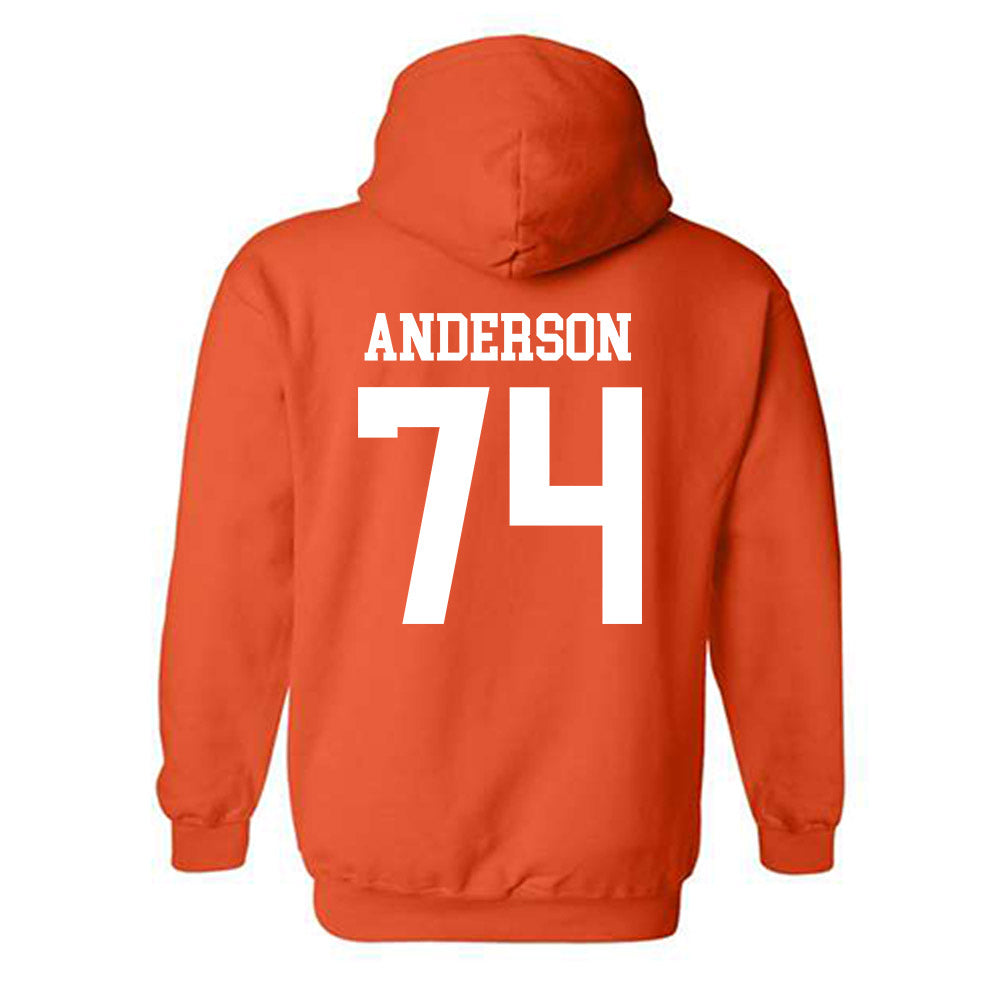 Oregon State - NCAA Football : Jacob Anderson - Classic Shersey Hooded Sweatshirt-1