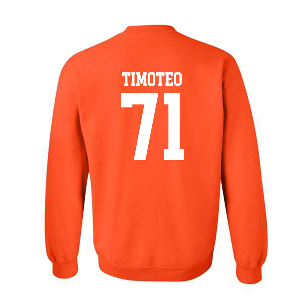 Oregon State - NCAA Football : Josiah Timoteo - Classic Shersey Crewneck Sweatshirt-1