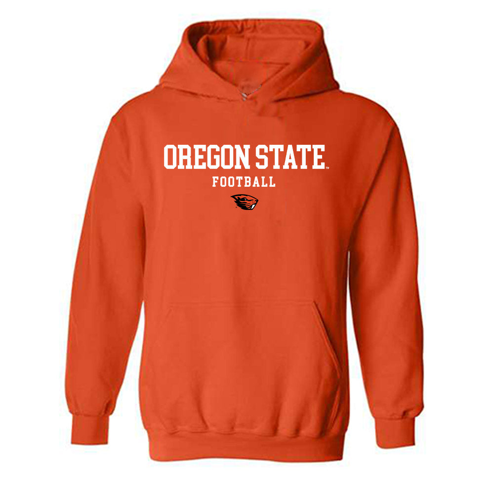Oregon State - NCAA Football : Zachary Card - Classic Shersey Hooded Sweatshirt-0
