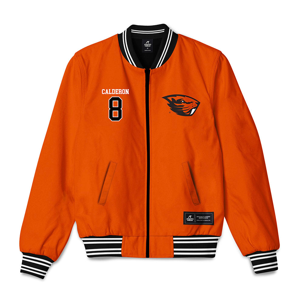 Oregon State - NCAA Women's Soccer : Isa Calderon - Bomber Jacket-0