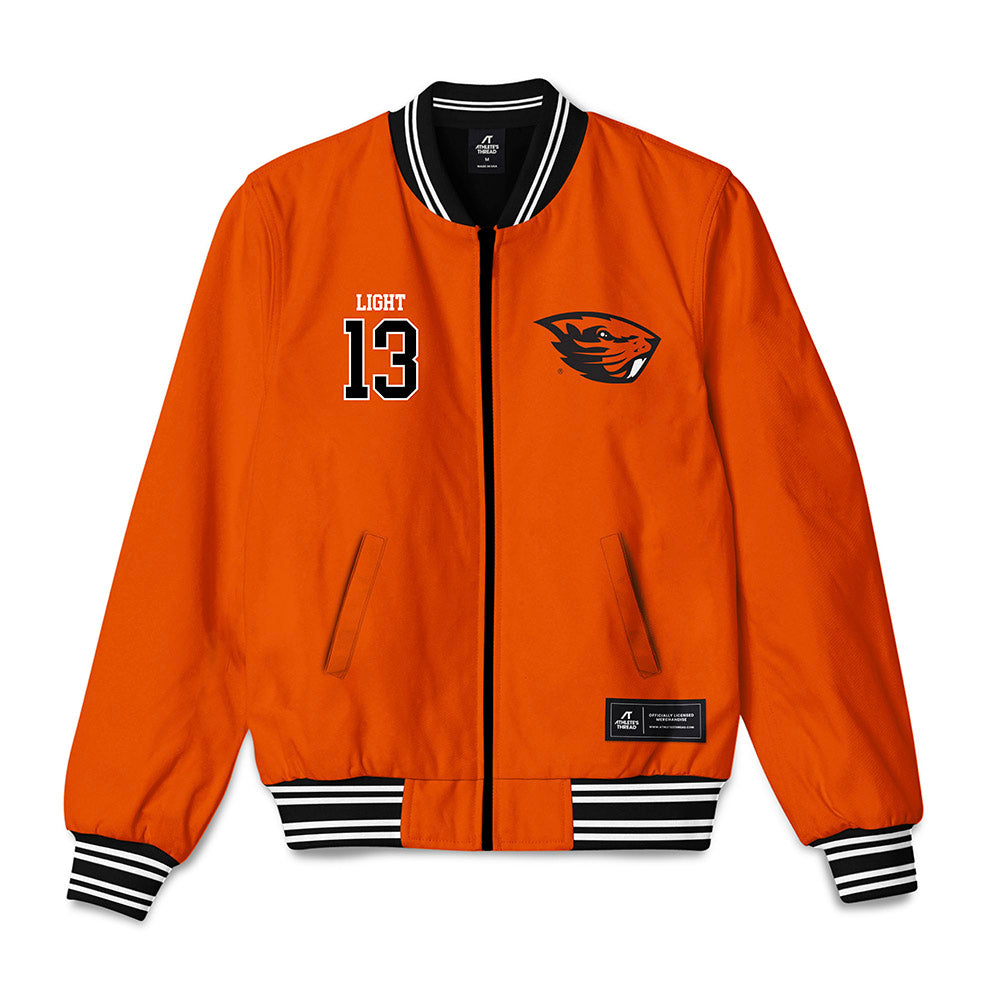 Oregon State - NCAA Women's Volleyball : Vivian Light - Bomber Jacket-0