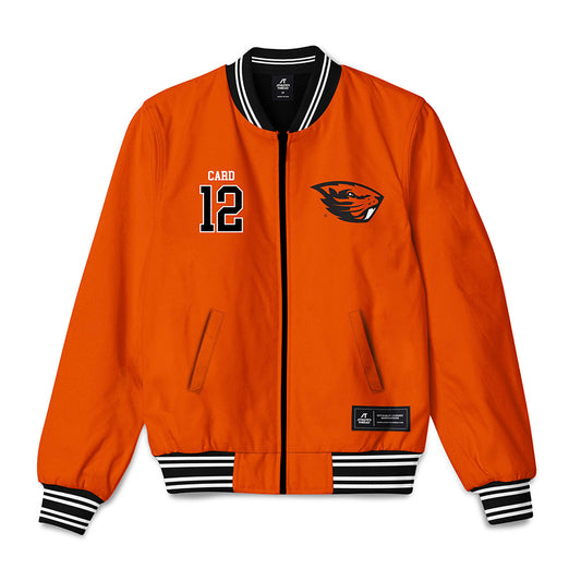 Oregon State - NCAA Football : Zachary Card - Bomber Jacket-0