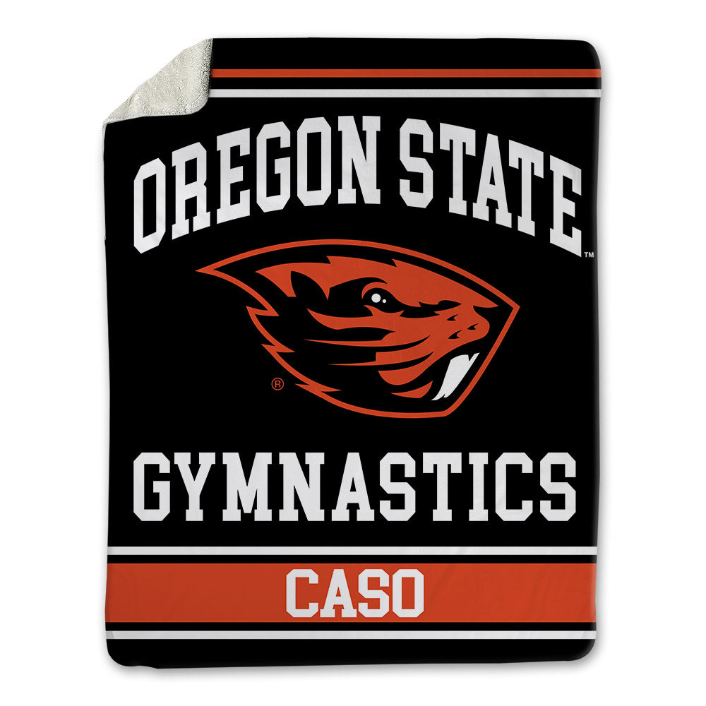 Oregon State - NCAA Women's Gymnastics : Francesca Caso - Blanket-0