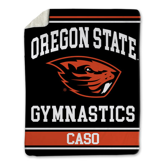 Oregon State - NCAA Women's Gymnastics : Francesca Caso - Blanket-0