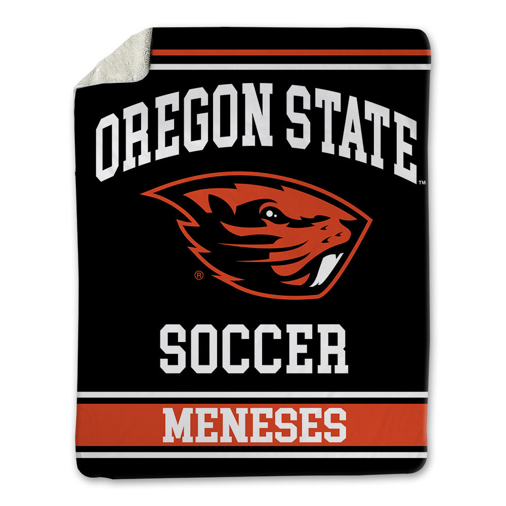 Oregon State - NCAA Men's Soccer : Massimo Meneses - Blanket-0