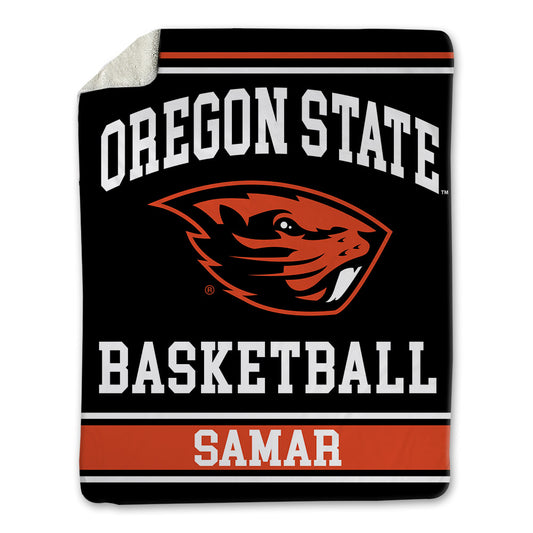 Oregon State - NCAA Men's Basketball : Matija Samar - Blanket-0