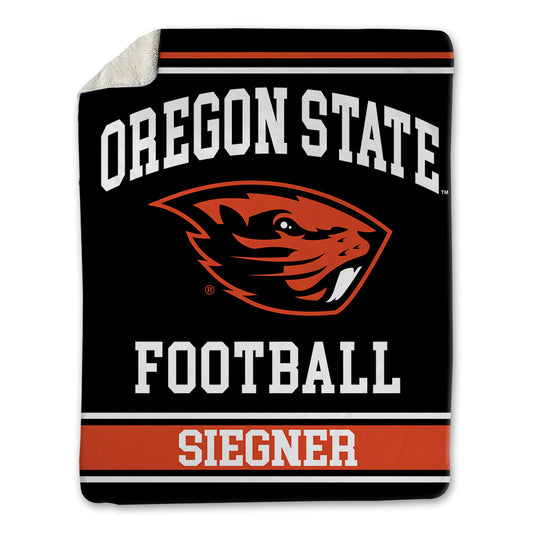Oregon State - NCAA Football : Cody Siegner - Blanket-0