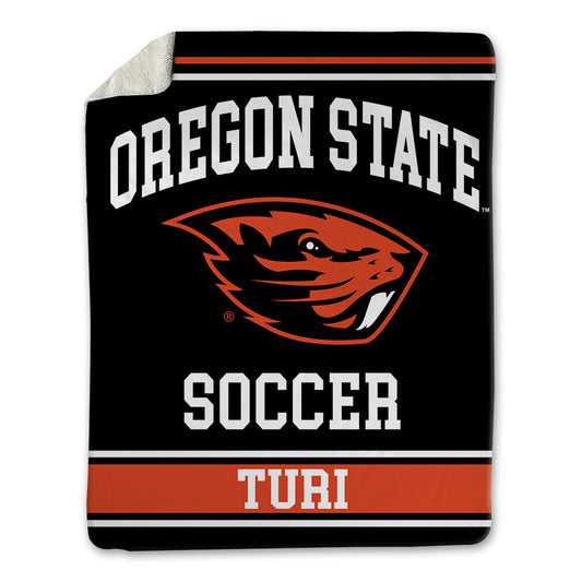 Oregon State - NCAA Women's Soccer : Megin Turi - Blanket-0