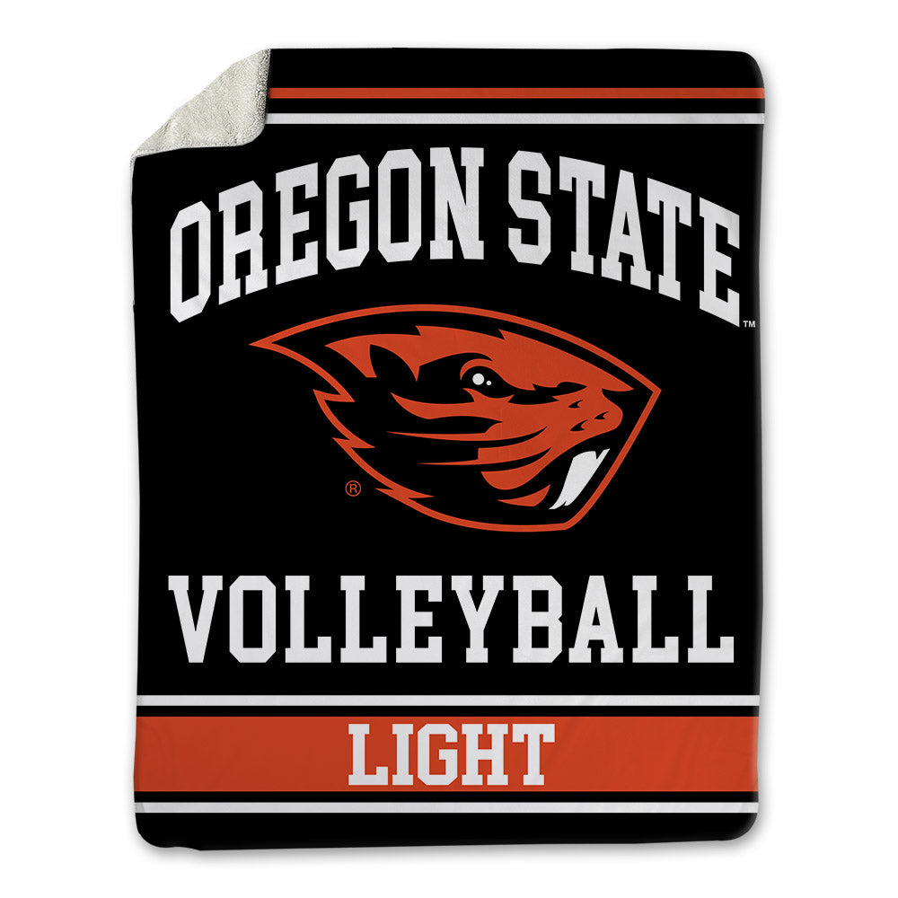 Oregon State - NCAA Women's Volleyball : Vivian Light - Blanket-0