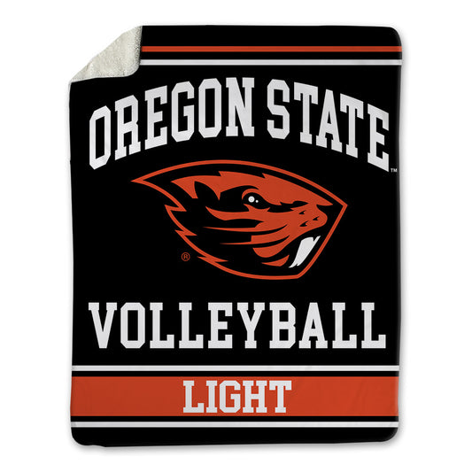 Oregon State - NCAA Women's Volleyball : Vivian Light - Blanket-0