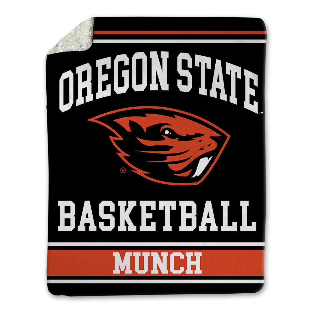 Oregon State - NCAA Men's Basketball : Johan Munch - Blanket-0