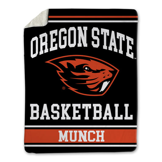 Oregon State - NCAA Men's Basketball : Johan Munch - Blanket-0