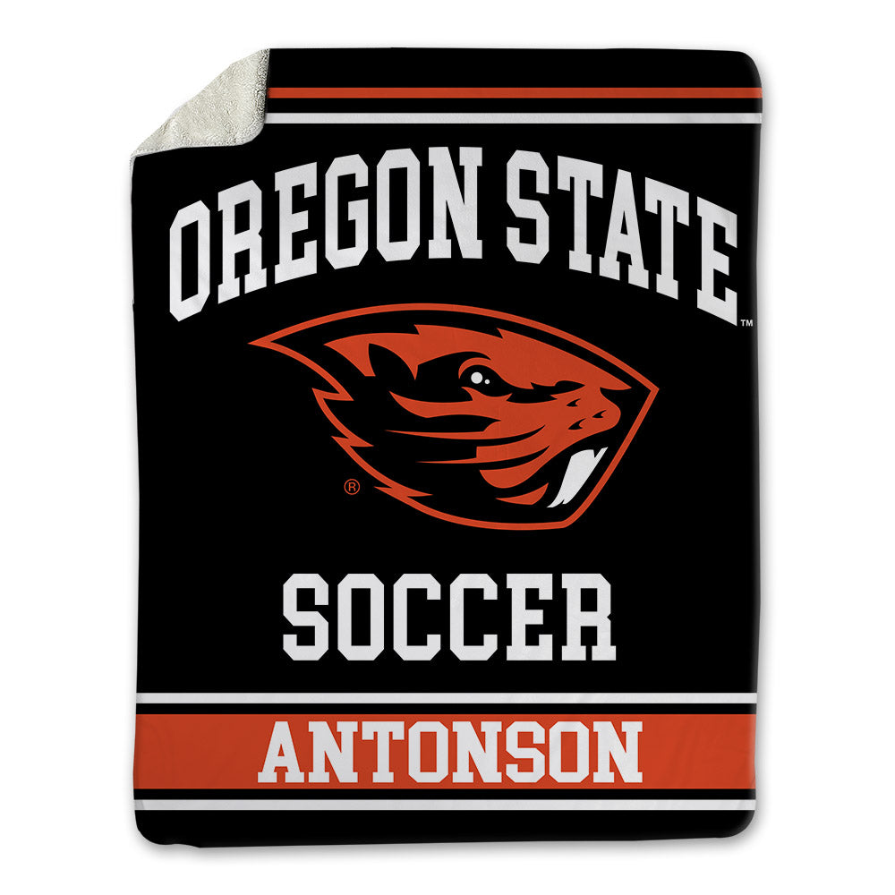 Oregon State - NCAA Women's Soccer : Lindsey Antonson - Blanket-0