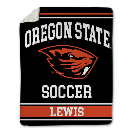 Oregon State - NCAA Women's Soccer : Nathalie Lewis - Blanket-0