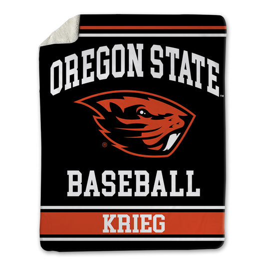 Oregon State - NCAA Baseball : Jacob Krieg - Blanket-0