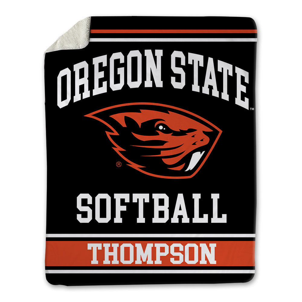 Oregon State - NCAA Softball : Tristian Thompson - Blanket-0