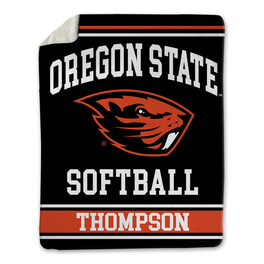 Oregon State - NCAA Softball : Tristian Thompson - Blanket-0