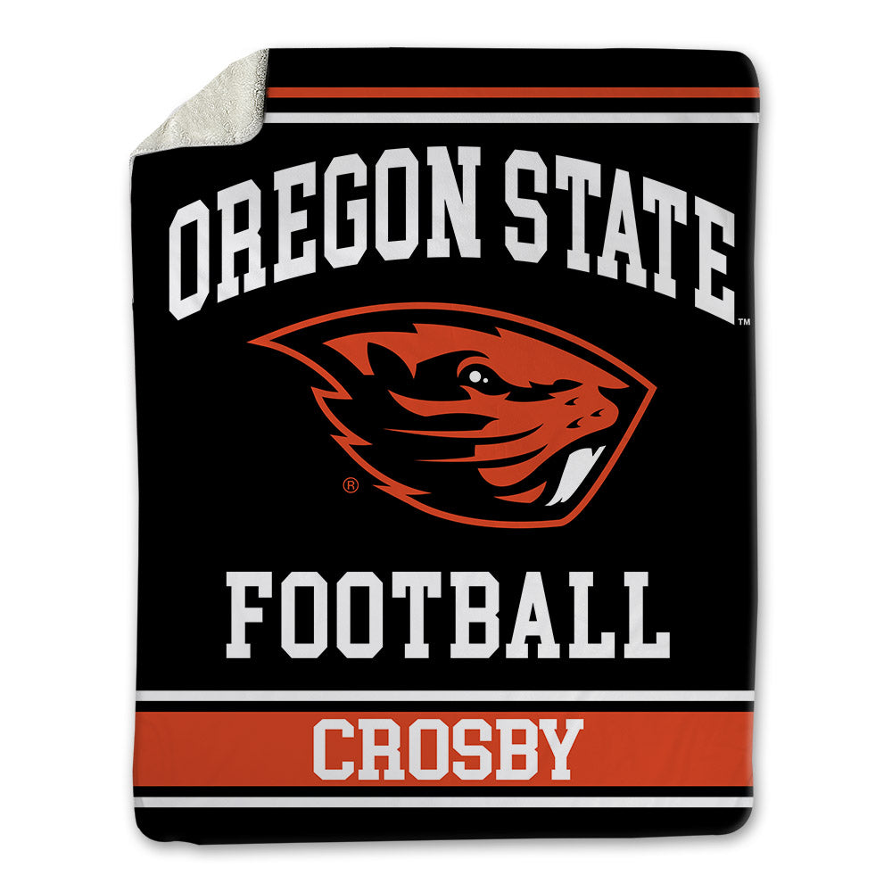 Oregon State - NCAA Football : Marquis Crosby - Blanket-0